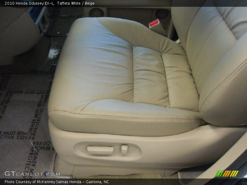 Taffeta White / Beige 2010 Honda Odyssey EX-L