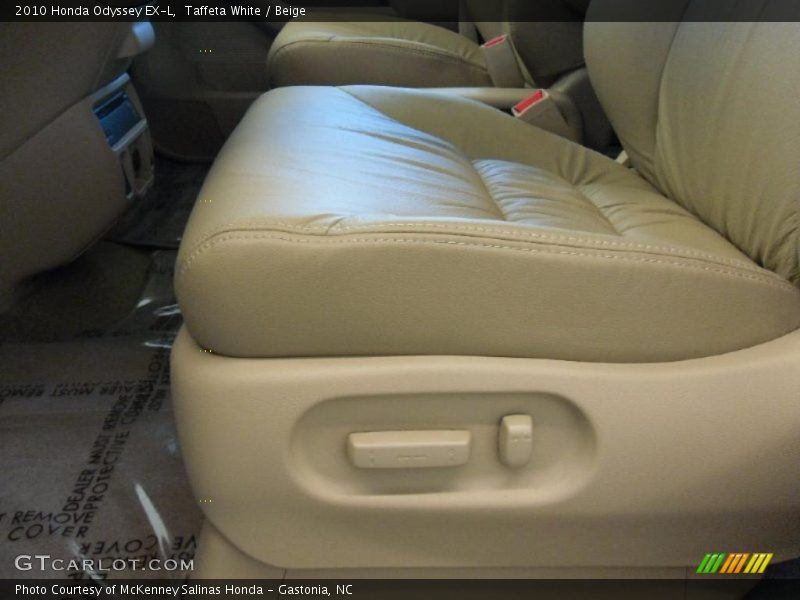 Taffeta White / Beige 2010 Honda Odyssey EX-L