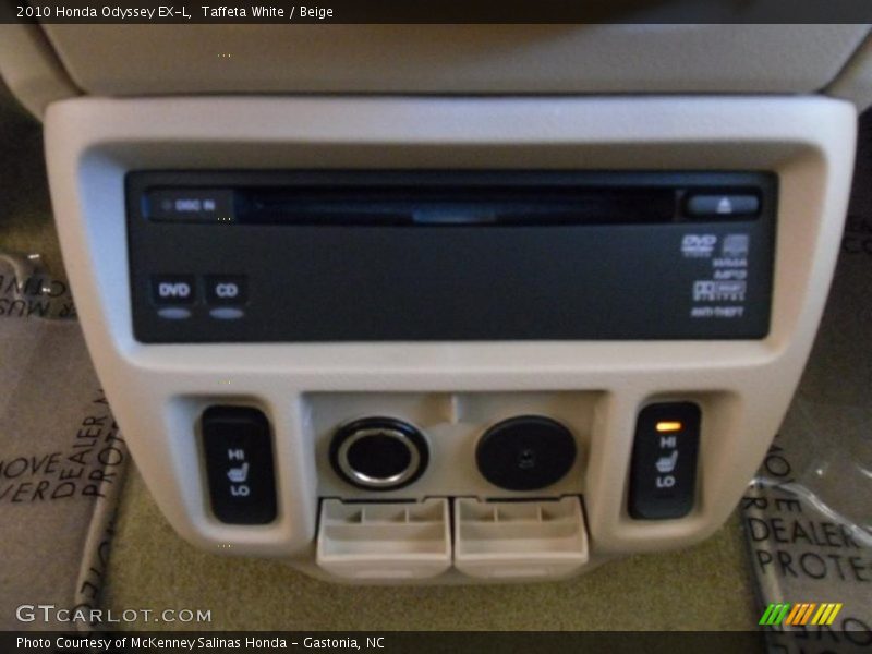 Taffeta White / Beige 2010 Honda Odyssey EX-L