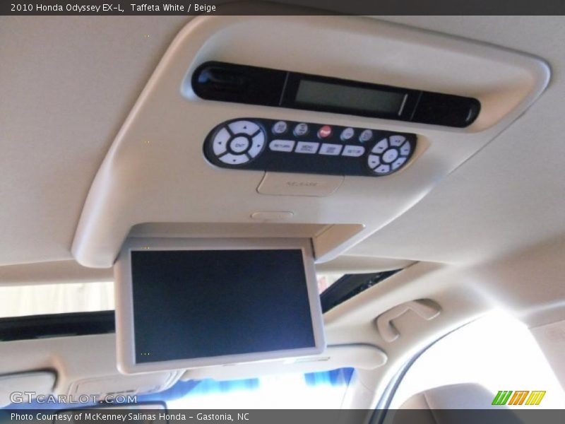 Taffeta White / Beige 2010 Honda Odyssey EX-L