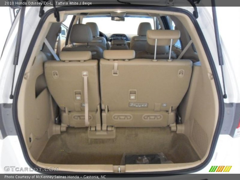 Taffeta White / Beige 2010 Honda Odyssey EX-L