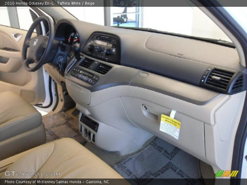 Taffeta White / Beige 2010 Honda Odyssey EX-L