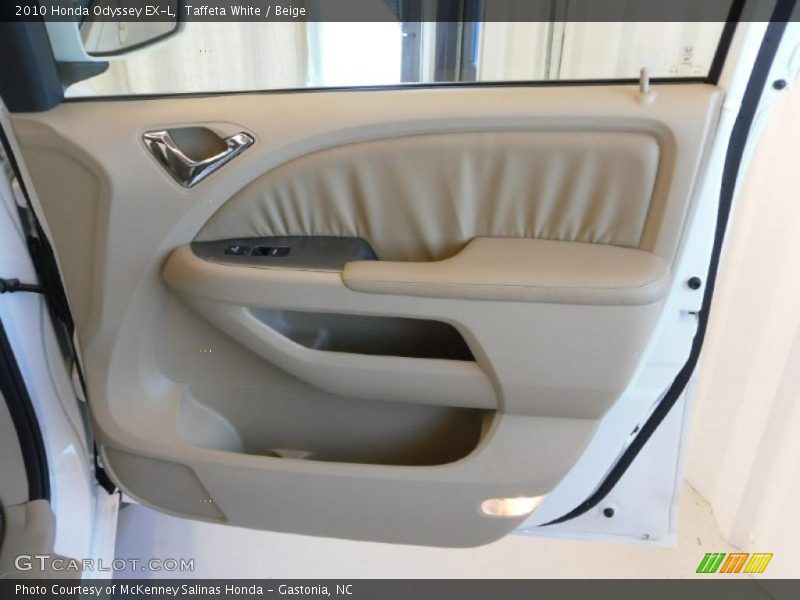 Taffeta White / Beige 2010 Honda Odyssey EX-L