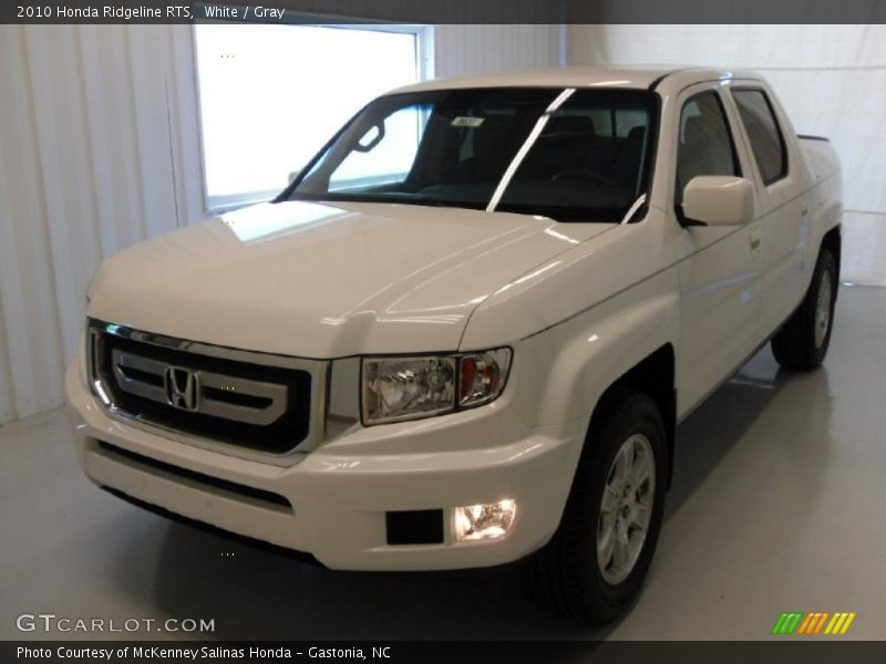 White / Gray 2010 Honda Ridgeline RTS