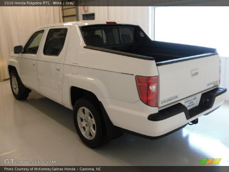 White / Gray 2010 Honda Ridgeline RTS