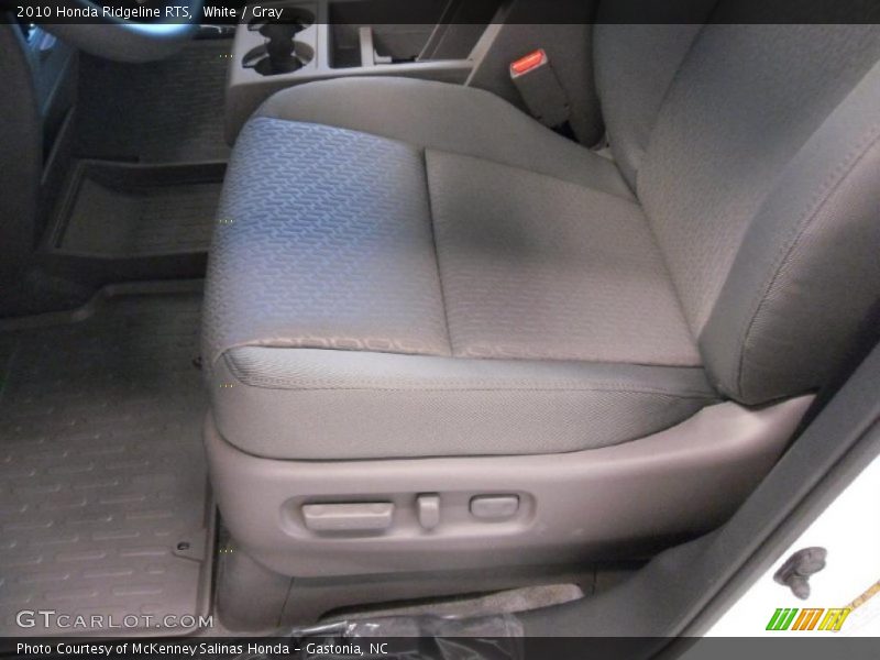 White / Gray 2010 Honda Ridgeline RTS