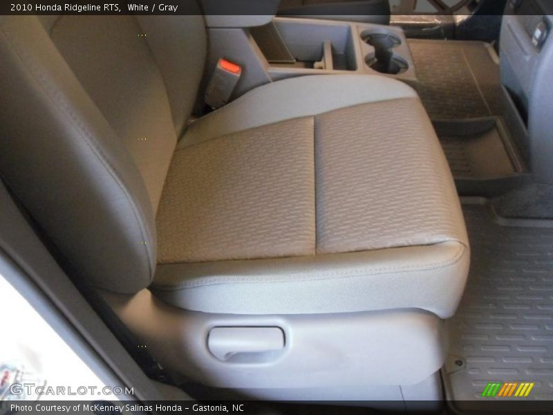 White / Gray 2010 Honda Ridgeline RTS