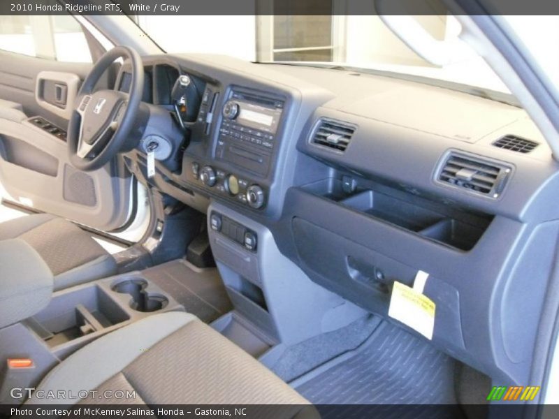 White / Gray 2010 Honda Ridgeline RTS