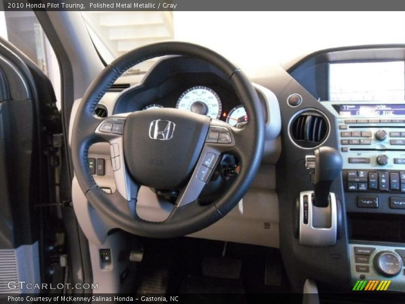 Polished Metal Metallic / Gray 2010 Honda Pilot Touring