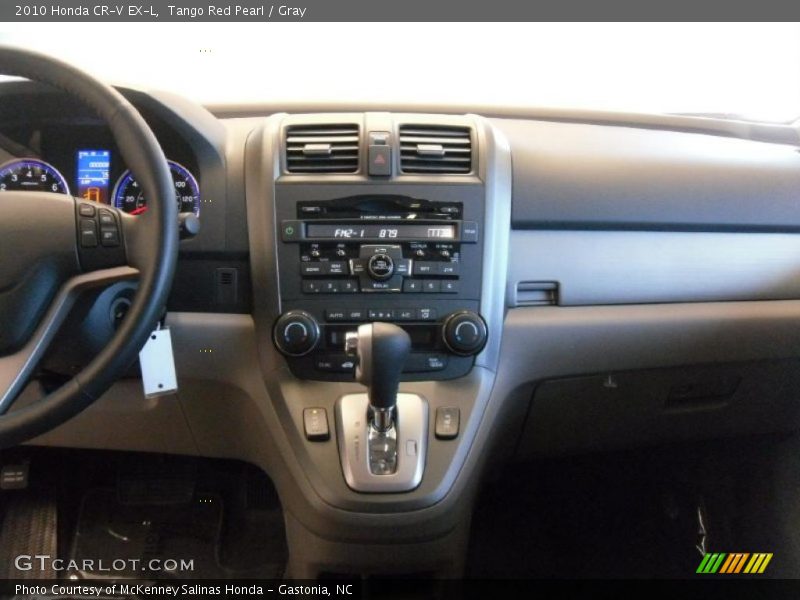 Tango Red Pearl / Gray 2010 Honda CR-V EX-L