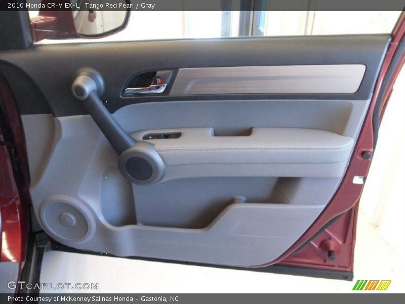 Tango Red Pearl / Gray 2010 Honda CR-V EX-L