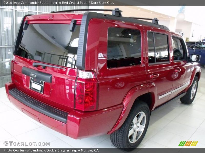 Inferno Red Crystal Pearl / Dark Slate Gray 2010 Jeep Commander Sport