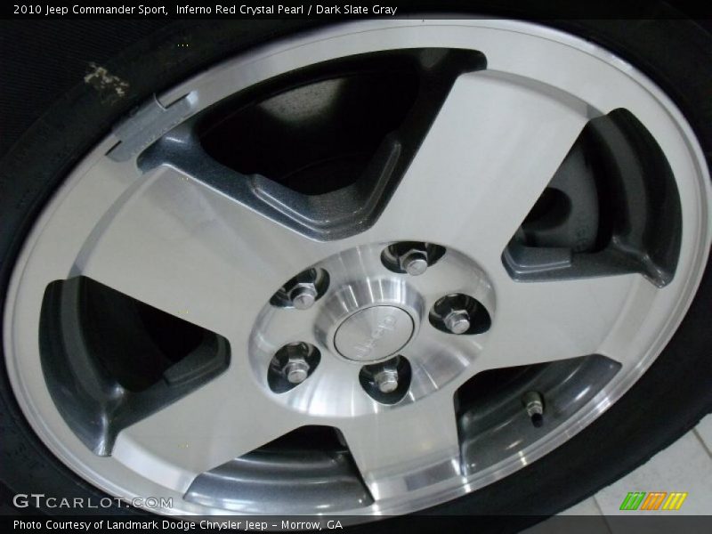 Inferno Red Crystal Pearl / Dark Slate Gray 2010 Jeep Commander Sport