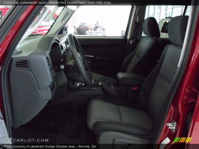 Inferno Red Crystal Pearl / Dark Slate Gray 2010 Jeep Commander Sport