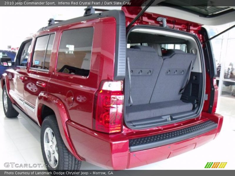 Inferno Red Crystal Pearl / Dark Slate Gray 2010 Jeep Commander Sport