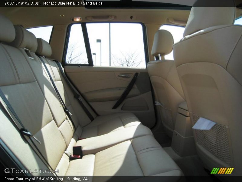 Monaco Blue Metallic / Sand Beige 2007 BMW X3 3.0si