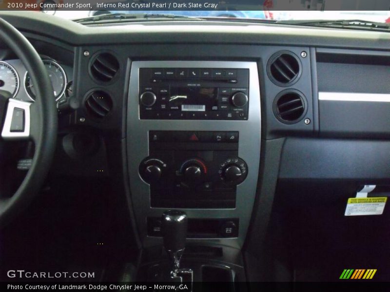Inferno Red Crystal Pearl / Dark Slate Gray 2010 Jeep Commander Sport