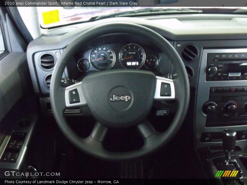 Inferno Red Crystal Pearl / Dark Slate Gray 2010 Jeep Commander Sport