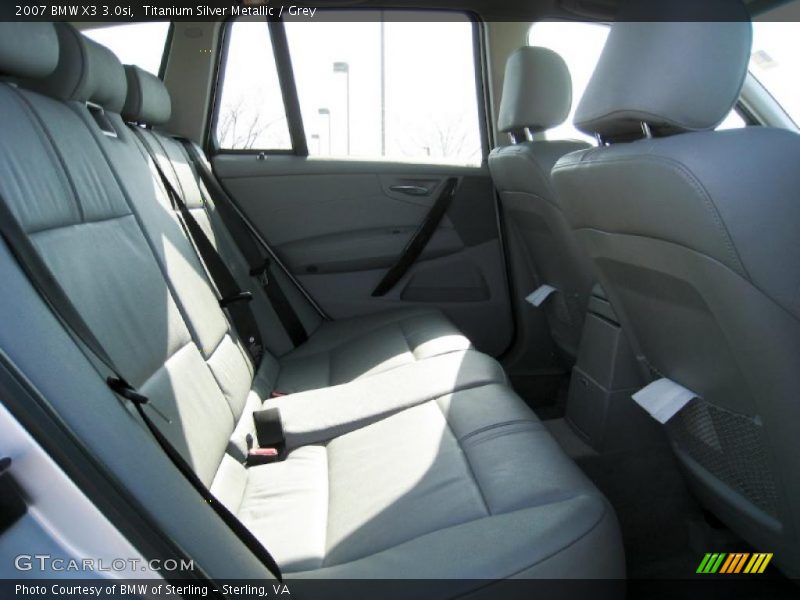 Titanium Silver Metallic / Grey 2007 BMW X3 3.0si