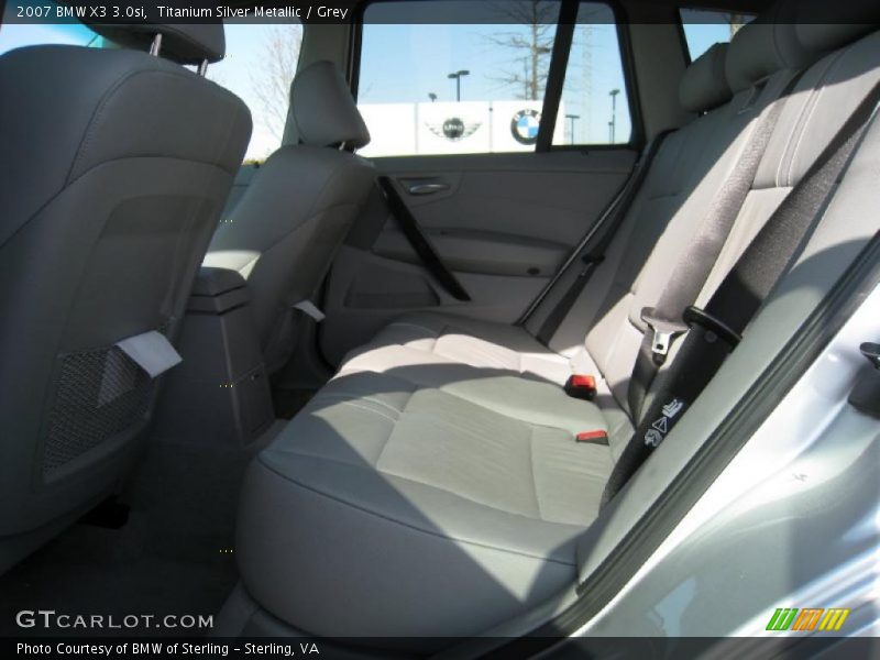 Titanium Silver Metallic / Grey 2007 BMW X3 3.0si
