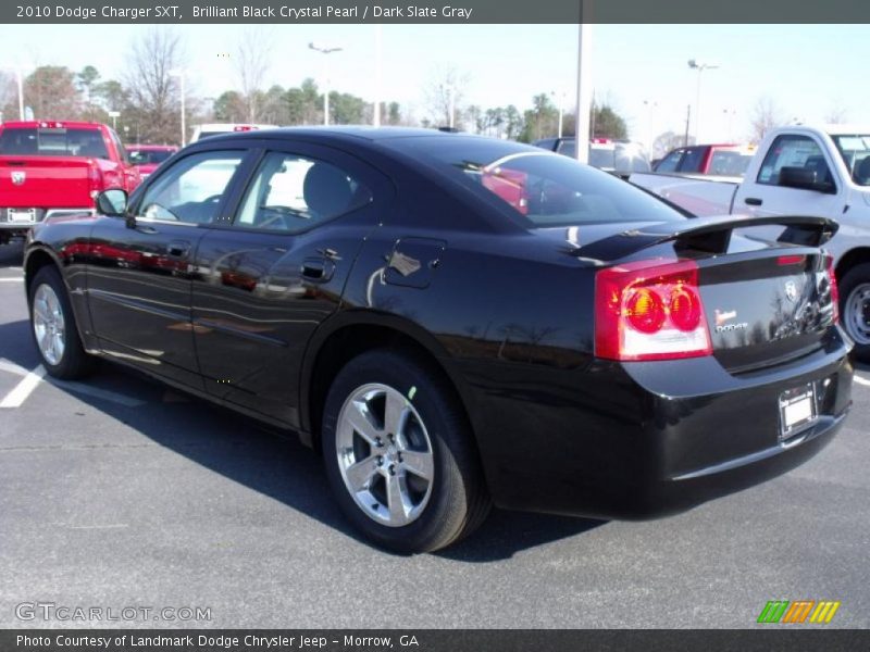 Brilliant Black Crystal Pearl / Dark Slate Gray 2010 Dodge Charger SXT