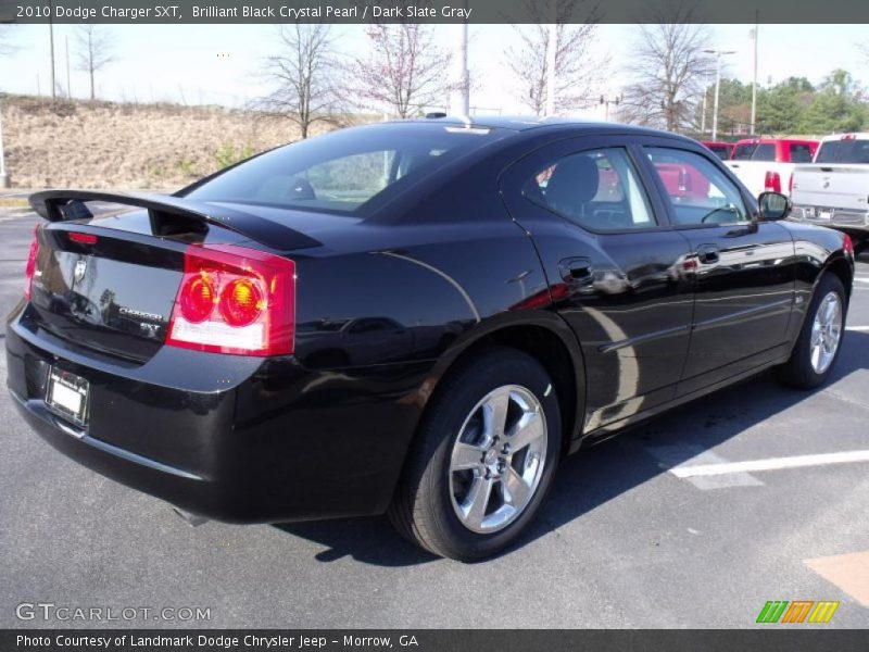 Brilliant Black Crystal Pearl / Dark Slate Gray 2010 Dodge Charger SXT