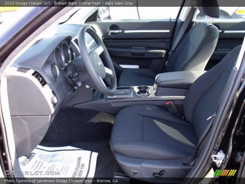 Brilliant Black Crystal Pearl / Dark Slate Gray 2010 Dodge Charger SXT