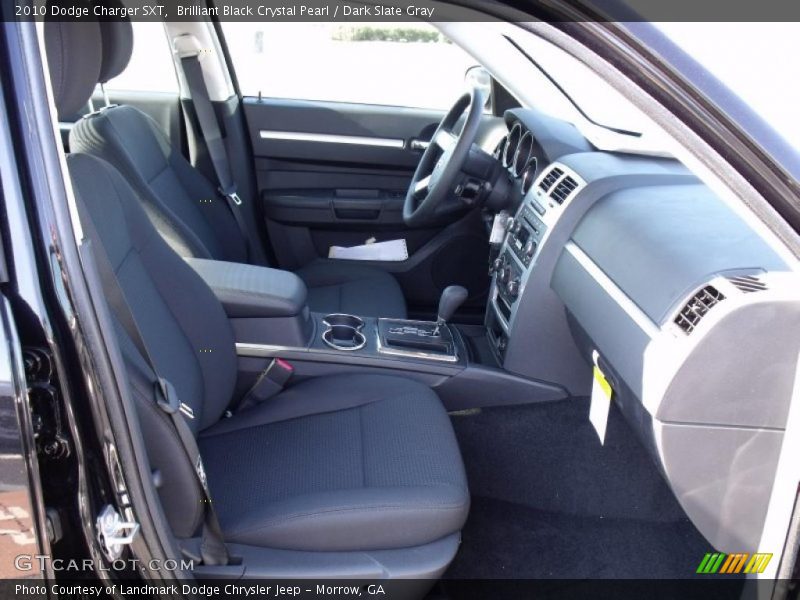 Brilliant Black Crystal Pearl / Dark Slate Gray 2010 Dodge Charger SXT