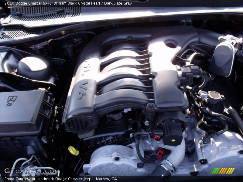 Brilliant Black Crystal Pearl / Dark Slate Gray 2010 Dodge Charger SXT