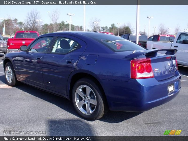 Deep Water Blue Pearl / Dark Slate Gray 2010 Dodge Charger SXT