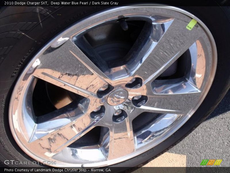 Deep Water Blue Pearl / Dark Slate Gray 2010 Dodge Charger SXT