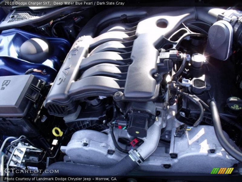 Deep Water Blue Pearl / Dark Slate Gray 2010 Dodge Charger SXT