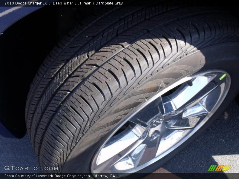 Deep Water Blue Pearl / Dark Slate Gray 2010 Dodge Charger SXT