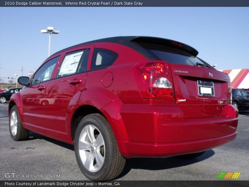 Inferno Red Crystal Pearl / Dark Slate Gray 2010 Dodge Caliber Mainstreet