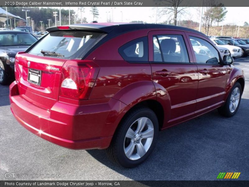 Inferno Red Crystal Pearl / Dark Slate Gray 2010 Dodge Caliber Mainstreet