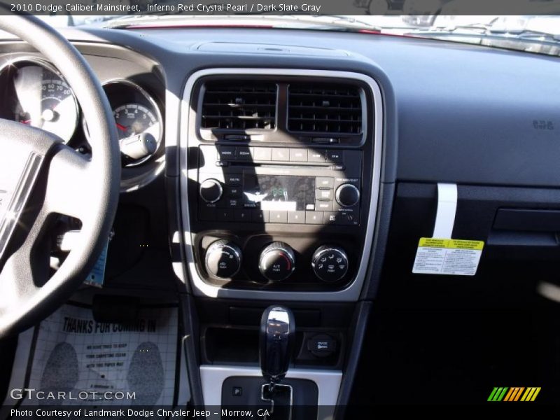 Inferno Red Crystal Pearl / Dark Slate Gray 2010 Dodge Caliber Mainstreet