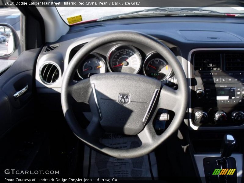 Inferno Red Crystal Pearl / Dark Slate Gray 2010 Dodge Caliber Mainstreet