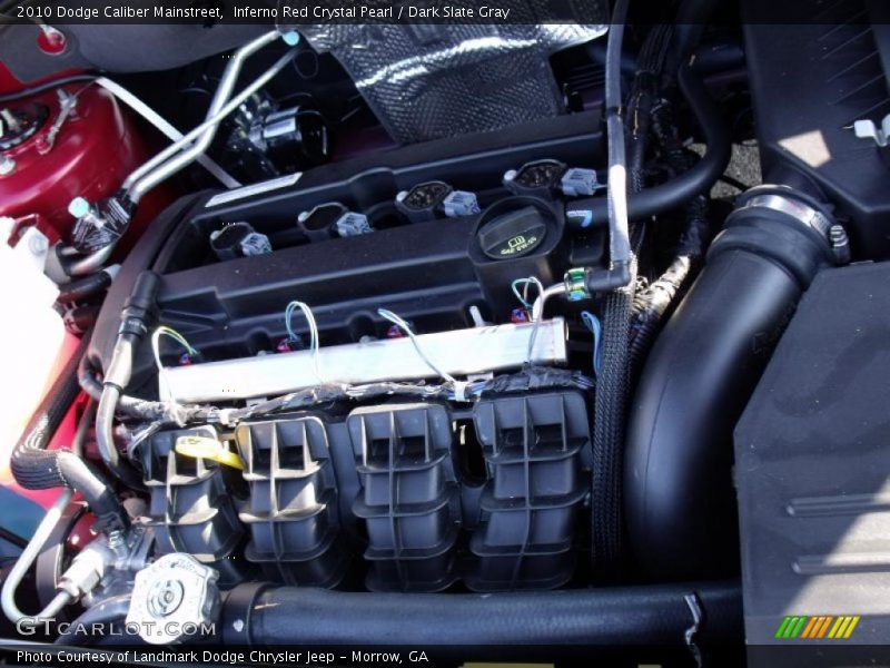 Inferno Red Crystal Pearl / Dark Slate Gray 2010 Dodge Caliber Mainstreet