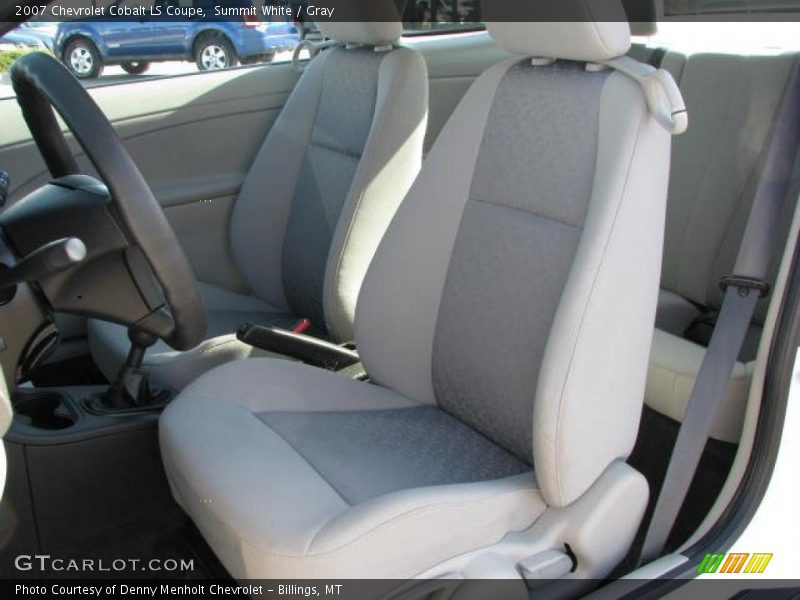 Summit White / Gray 2007 Chevrolet Cobalt LS Coupe