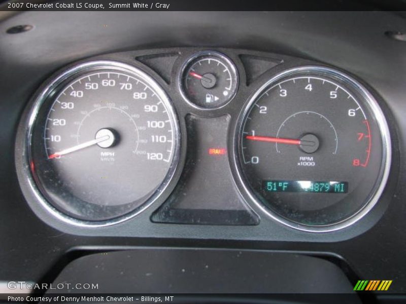 Summit White / Gray 2007 Chevrolet Cobalt LS Coupe
