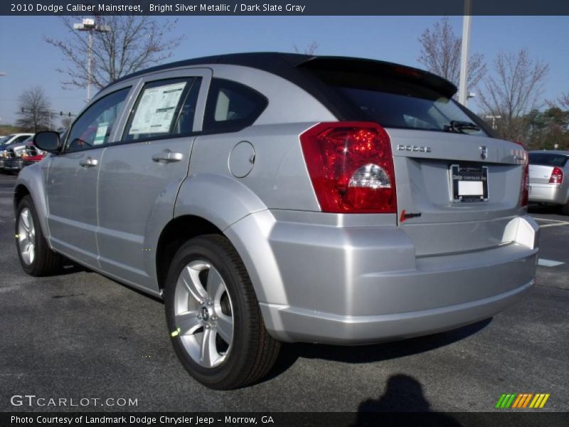 Bright Silver Metallic / Dark Slate Gray 2010 Dodge Caliber Mainstreet