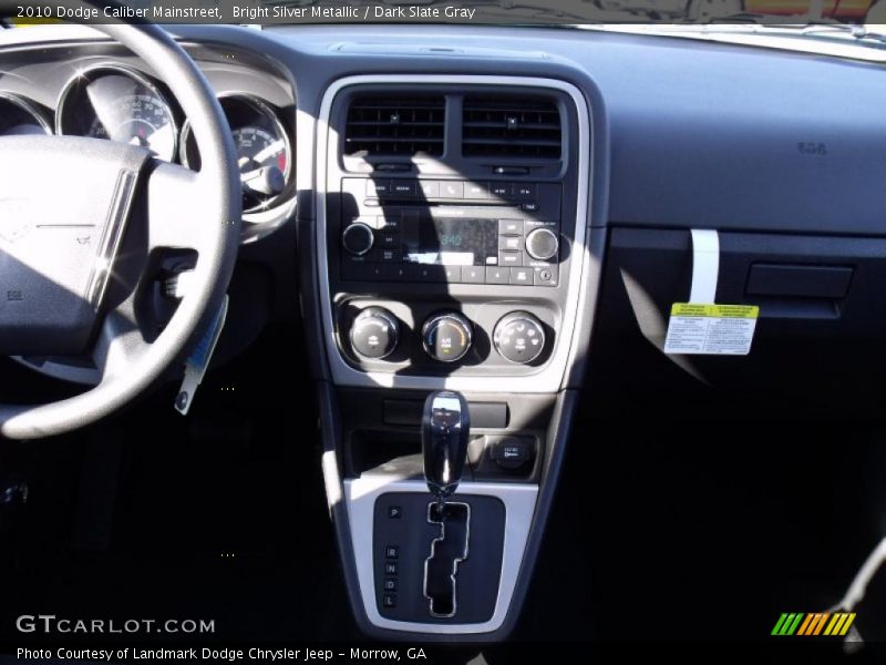 Bright Silver Metallic / Dark Slate Gray 2010 Dodge Caliber Mainstreet