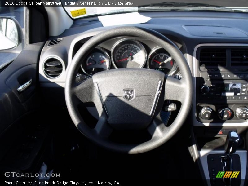 Bright Silver Metallic / Dark Slate Gray 2010 Dodge Caliber Mainstreet
