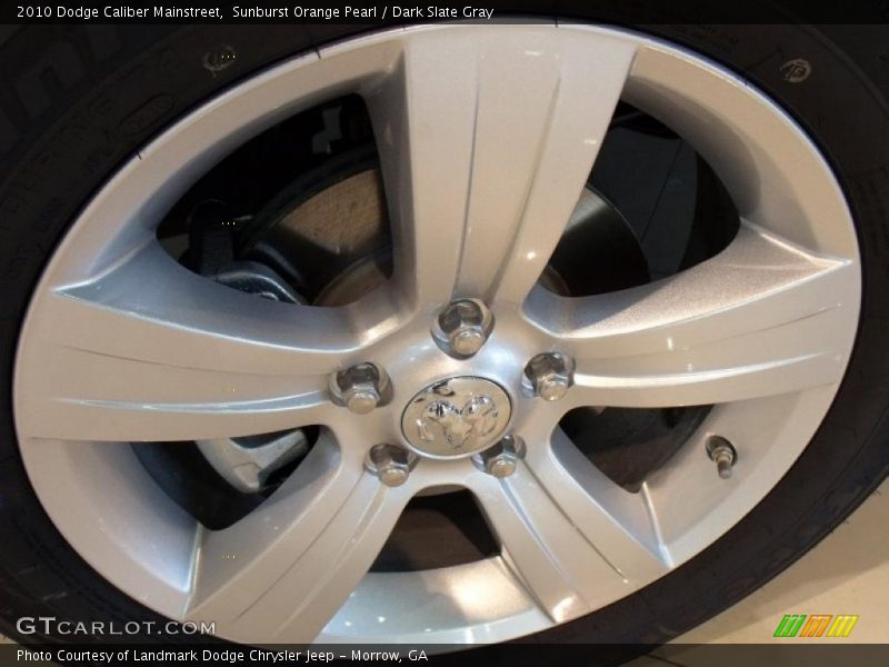 Sunburst Orange Pearl / Dark Slate Gray 2010 Dodge Caliber Mainstreet