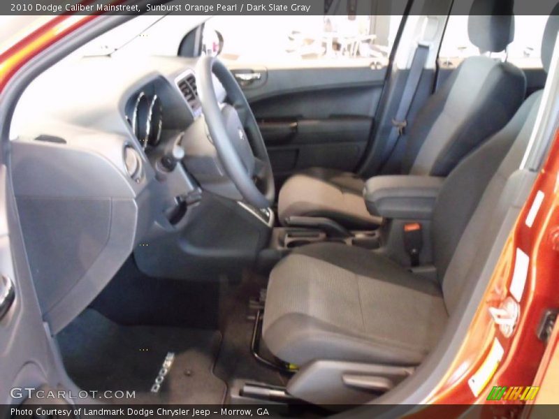 Sunburst Orange Pearl / Dark Slate Gray 2010 Dodge Caliber Mainstreet