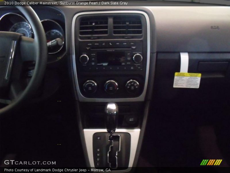 Sunburst Orange Pearl / Dark Slate Gray 2010 Dodge Caliber Mainstreet