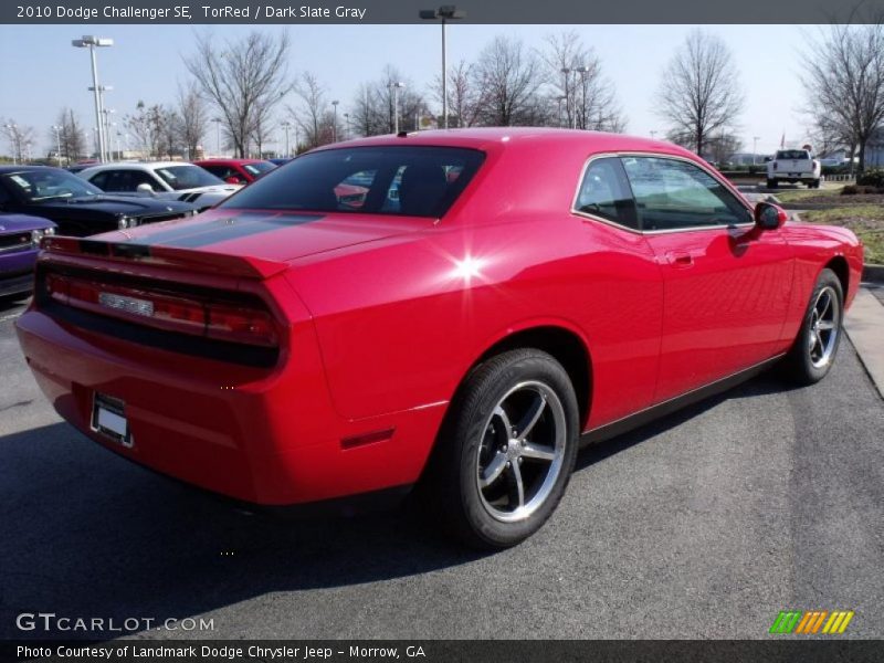 TorRed / Dark Slate Gray 2010 Dodge Challenger SE