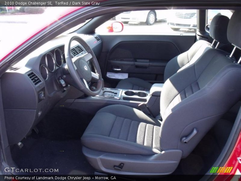 TorRed / Dark Slate Gray 2010 Dodge Challenger SE