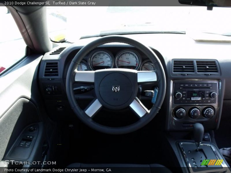 TorRed / Dark Slate Gray 2010 Dodge Challenger SE
