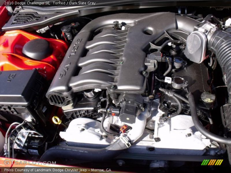 TorRed / Dark Slate Gray 2010 Dodge Challenger SE